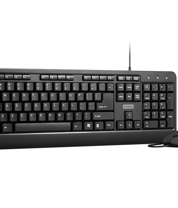 Lenovo 160 Wired Combo Keyboard & Mouse
