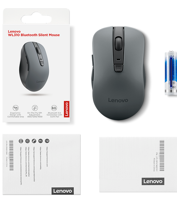 Lenovo WL310 Bluetooth Silent Mouse