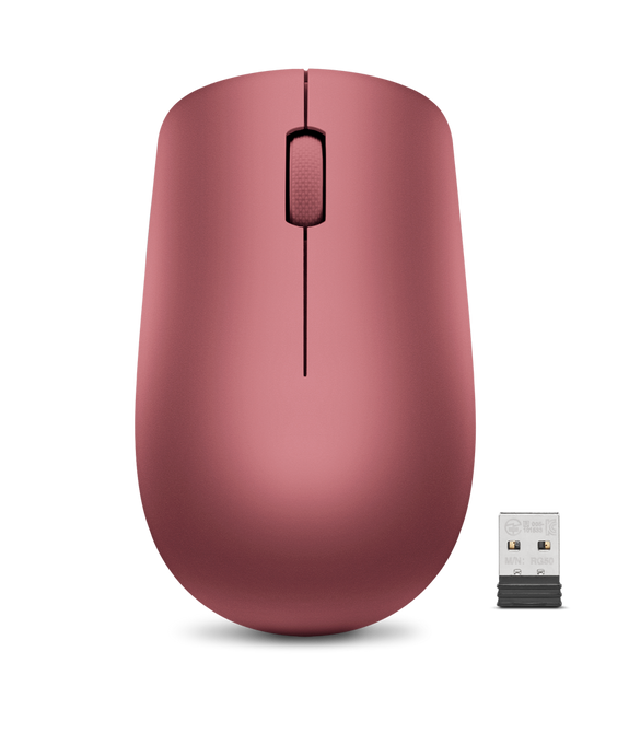 Lenovo 530 Wireless Mouse (Cherry Red)